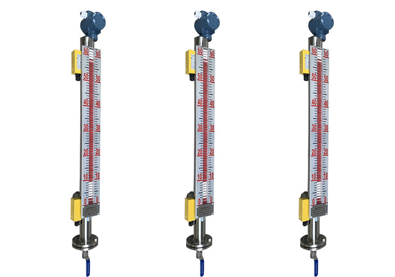  带报警开关UHZ带远传磁翻板液位计
