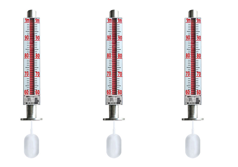 PTFE内衬四氟防腐磁翻板液位计